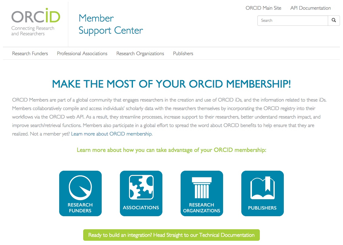ORCID member support: Improving on excellence - ORCID
